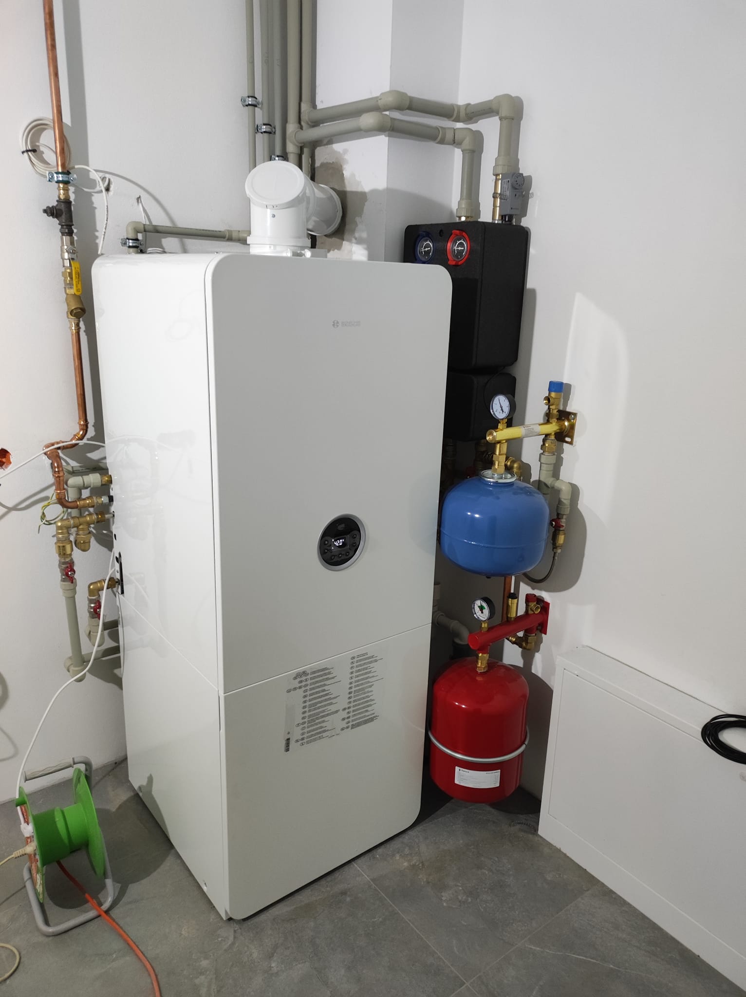 Kocioł stojący · modernizacja